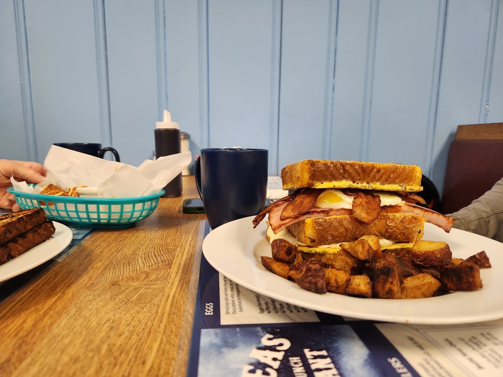 French toast breakfast sandwich